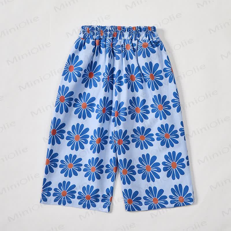 Baby Flower Blue Pants - image 3