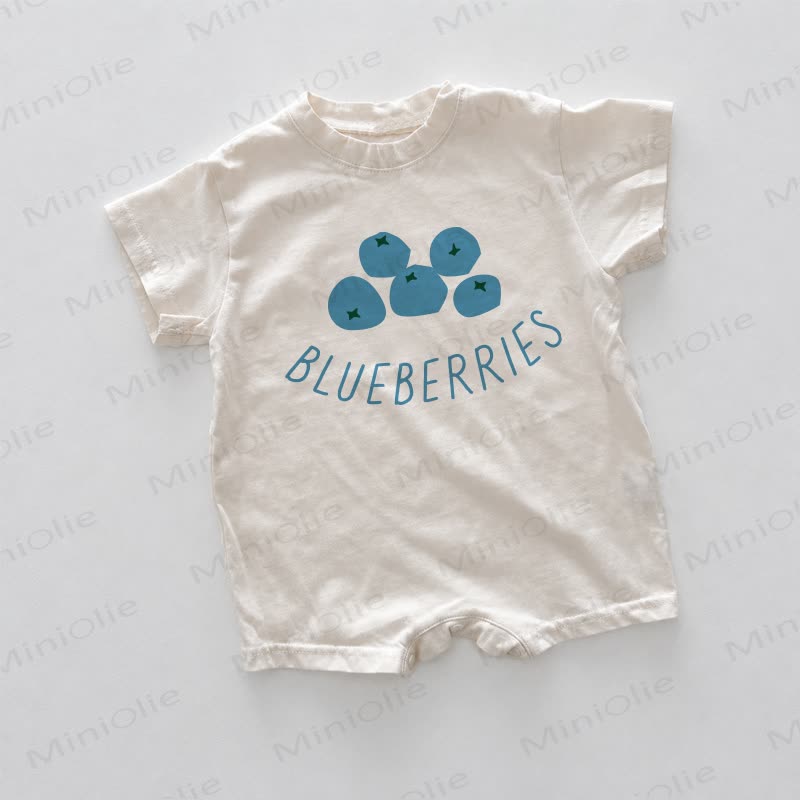BLUEBERRIES Baby White Print Romper - White - 18-24M - image 1
