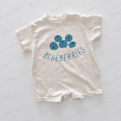 BLUEBERRIES Baby White Print Romper - White - 18-24M - image 1