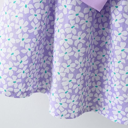 Baby Vibrant Flower Bow Dress with Hat - image 8