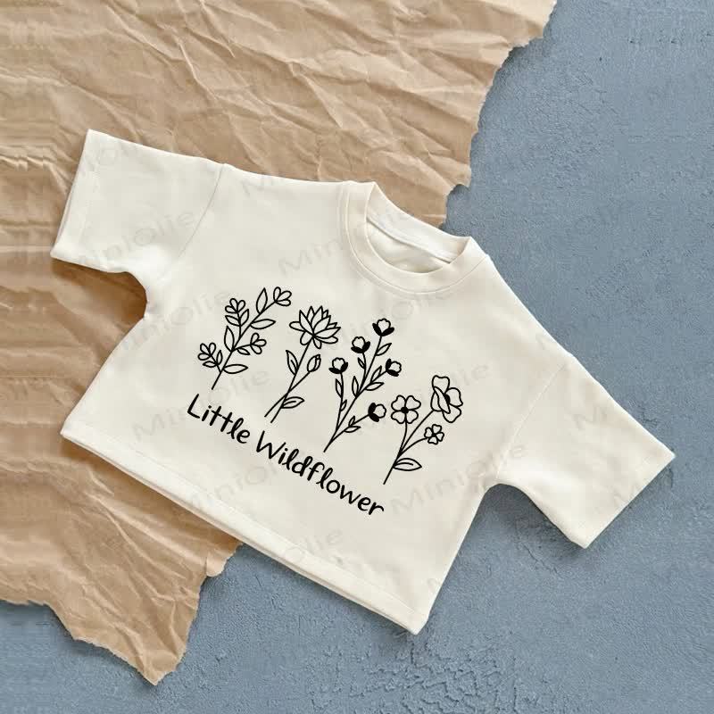 LITTLE WILDFLOWER Baby T-Shirt - White - 2-3T - image 1
