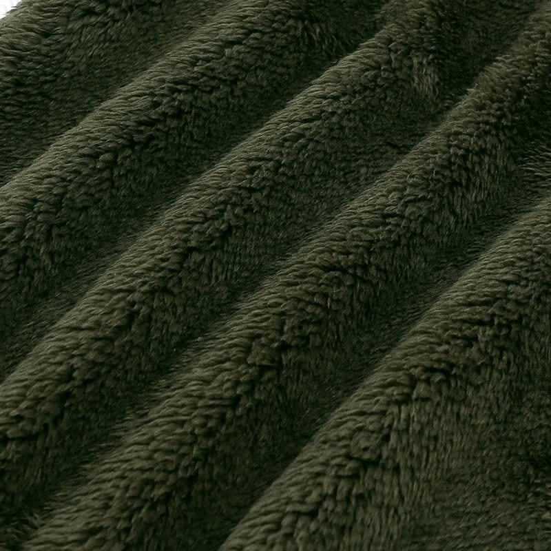 Baby Fleece Solid Color Hooded Romper - image 15