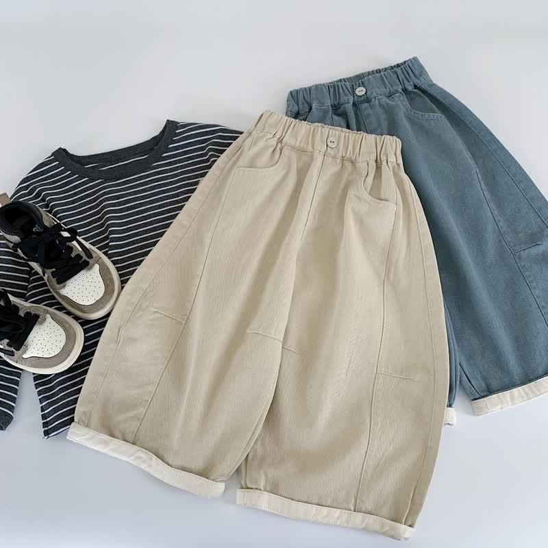 Toddler Minimalist Style Loose Pants - image 2