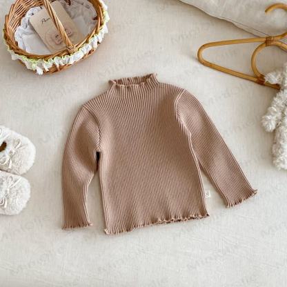 Toddler Girl Flower Flying Sleeves Fleece Dress - Coffee Top - 5-7T - image 11