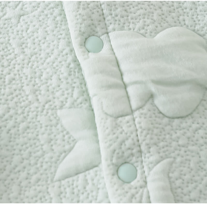 Baby Moon Star Solid Color Quilted Romper - image 6