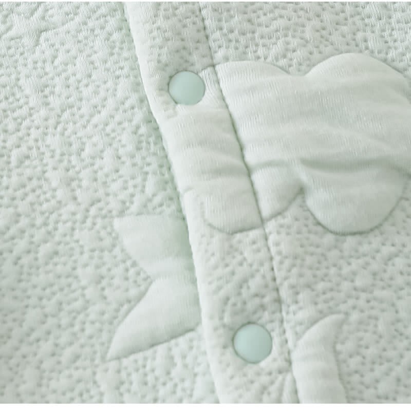 Baby Moon Star Solid Color Quilted Romper - image 6