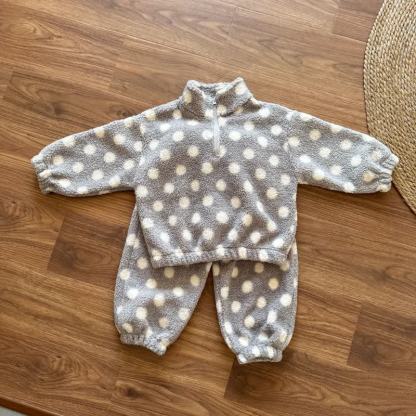 Toddler Kid Dot Sherpa 2-piece Set - image 8