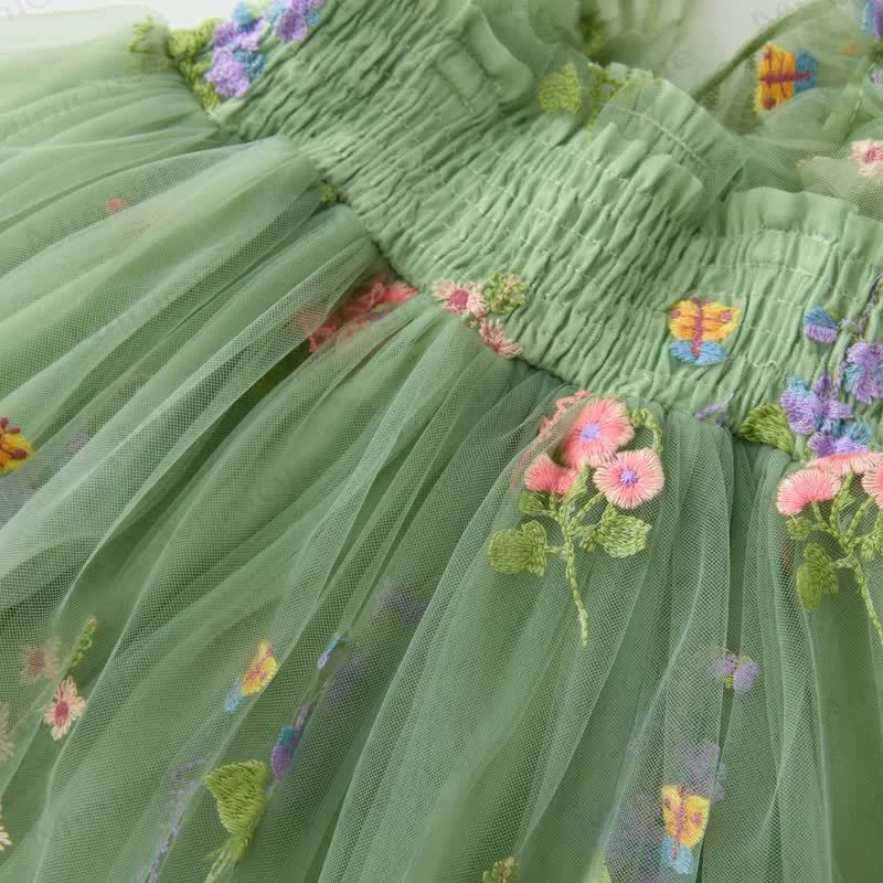 Baby Toddler Girl Butterfly Flower Mesh Dress - image 20