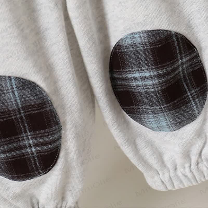 Baby Plaid Light Grey 2-piece Set - image 11