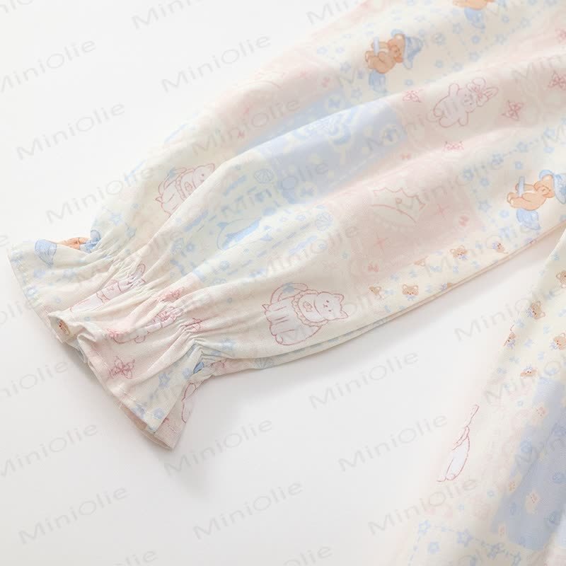 Toddler Lovely Animal Cat Plaid Dress - image 8