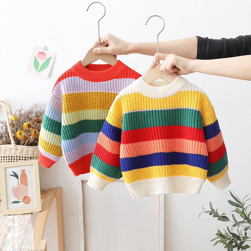 Kids hotsell rainbow sweater