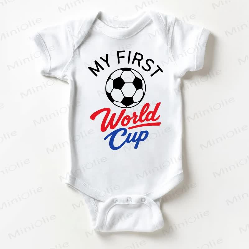 MY FIRST WORLD CUP Baby White Bodysuit - White - 18-24M - image 1
