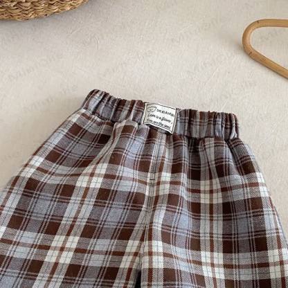 Baby Toddler Plaid Fleece Jogger Pants - image 6