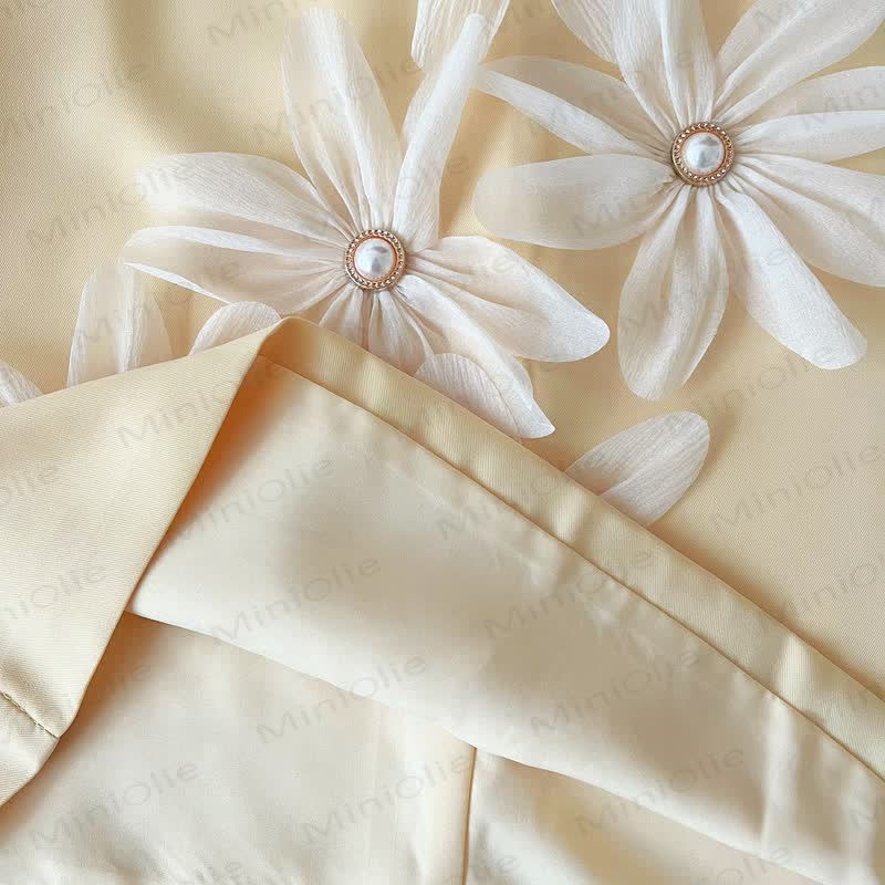 Toddler 3D Flower Sleeveless Graceful Dress - image 23