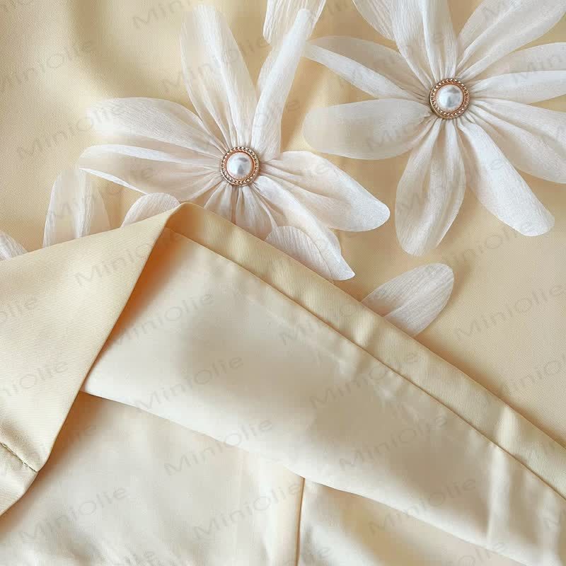 Toddler 3D Flower Sleeveless Graceful Dress - image 23