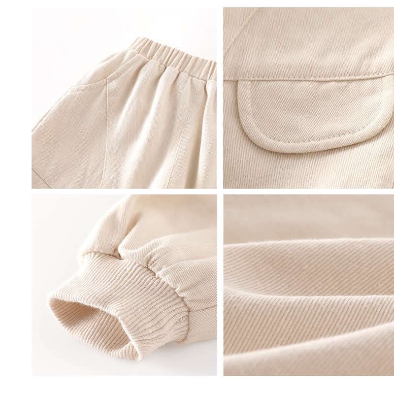 Baby Toddler Boy Solid Color Cargo Pants - image 7