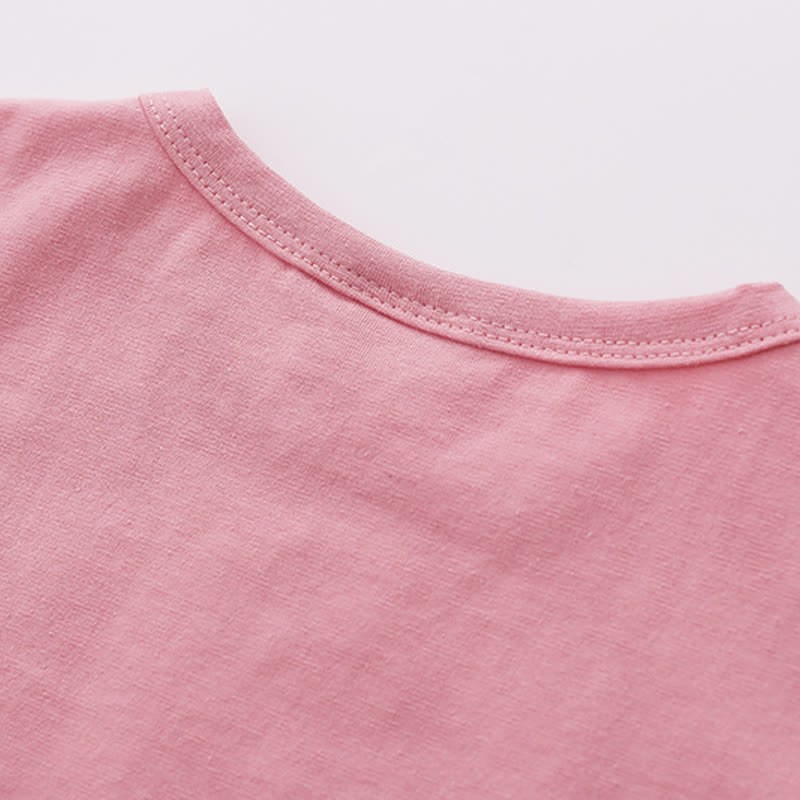 Baby Toddler Girl Solid Color T-Shirt - image 7