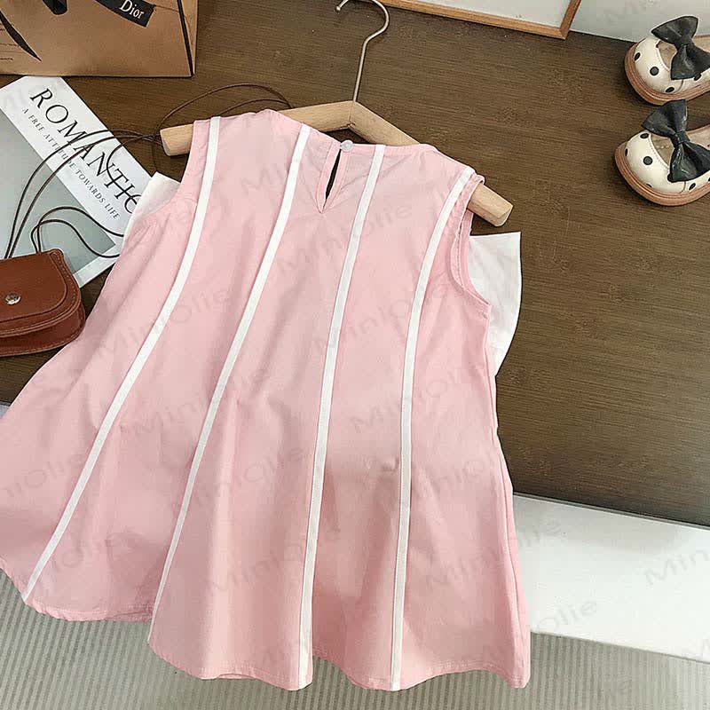Toddler Sweet Bow Sleeveless Dress - image 3
