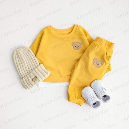 Baby Toddler Cute Bear Sweatshirt & Pants Set - image 7