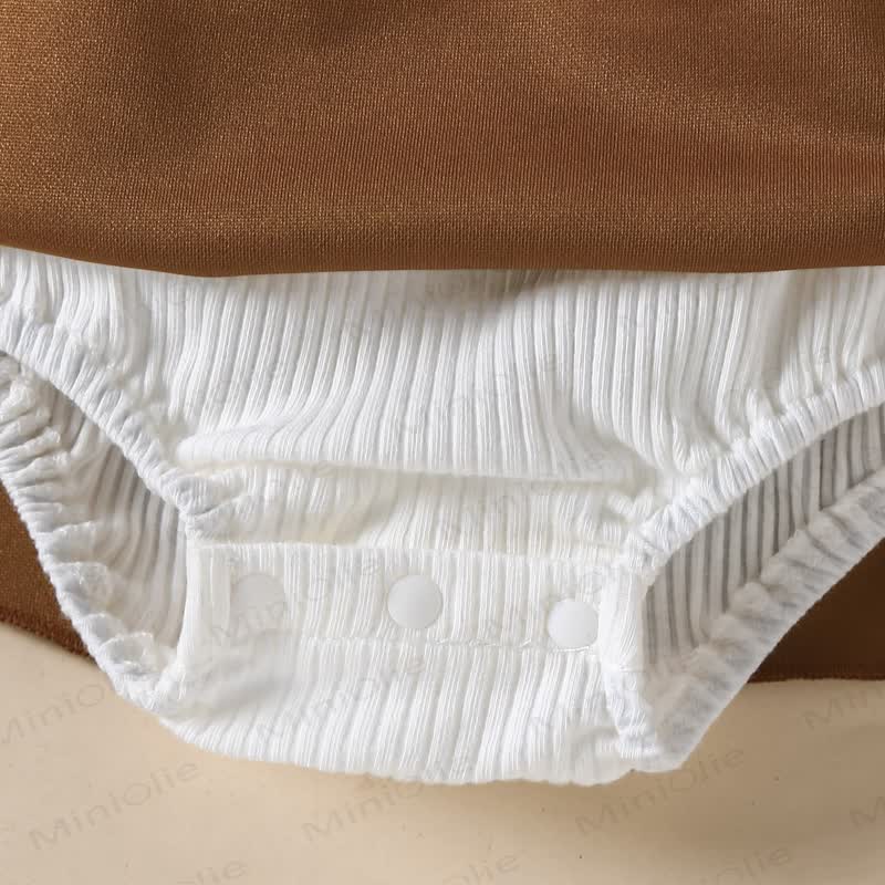 Baby Heart Skirtd Bodysuit with Headband - image 13