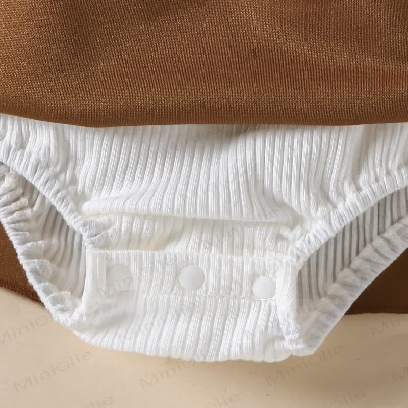 Baby Heart Skirtd Bodysuit with Headband - image 13