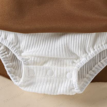 Baby Heart Skirtd Bodysuit with Headband - image 13