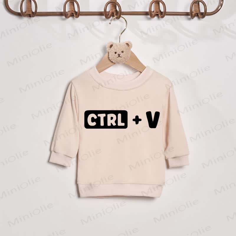 CTRL + C/CTRL + V Baby Simple Family Sweatshirt - image 3