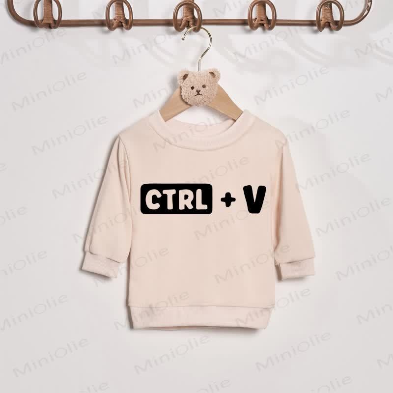 CTRL + C/CTRL + V Baby Simple Family Sweatshirt - image 3
