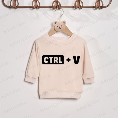CTRL + C/CTRL + V Baby Simple Family Sweatshirt - image 3