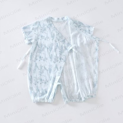 Baby Birds and Flowers Kimono Romper - image 5