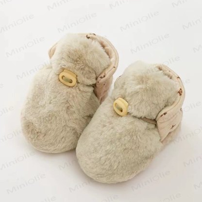 Baby Star Fleece Booties - Light Green - 6-12M - image 7