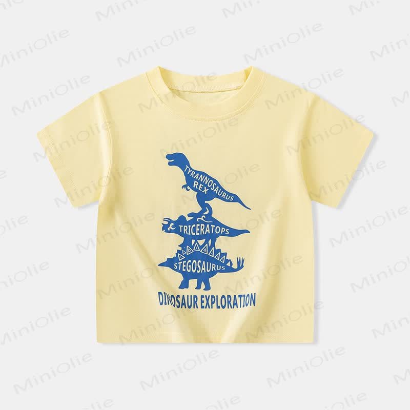 DINOSAUR EXPLORATION Kid Boy T-Shirt - Light Yellow - 10Y - image 11