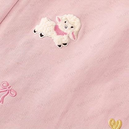 Toddler Girl Animal Print Plaid Trim Pants - image 8