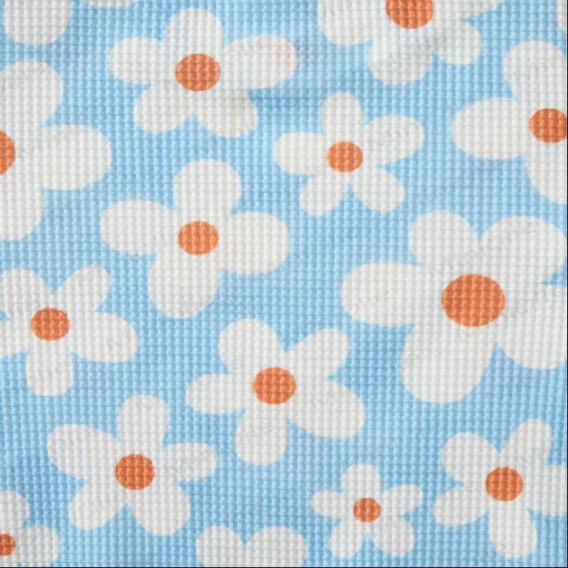 Baby White Floral Print Waffle 2-piece Set - image 6