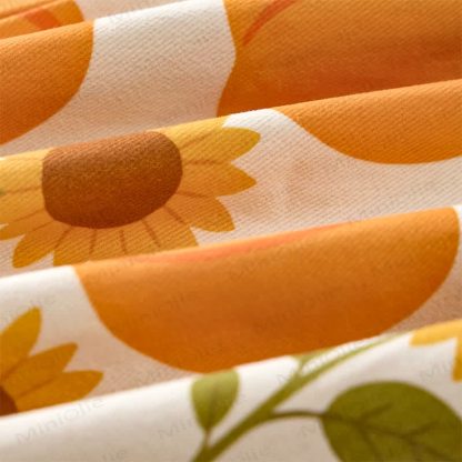 Baby Toddler Pumpkin Sunflower Print Beige Overalls  - image 6
