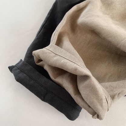 Toddler Solid Color Soft Simple Pants - image 7