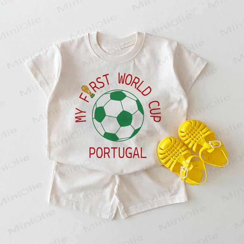 MY FIRST WORLD CUP PORTUGAL Baby Soccer White 2-piece Set - White - 18-24M - image 1
