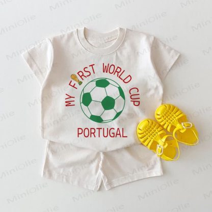 MY FIRST WORLD CUP PORTUGAL Baby Soccer White 2-piece Set - White - 18-24M - image 1