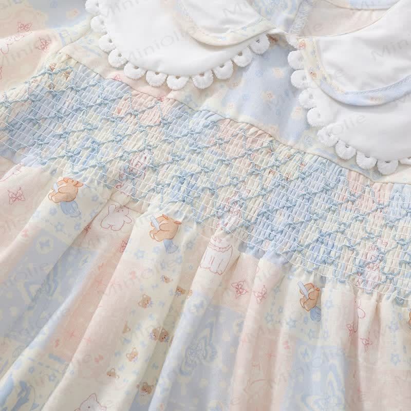 Toddler Lovely Animal Cat Plaid Dress - image 9