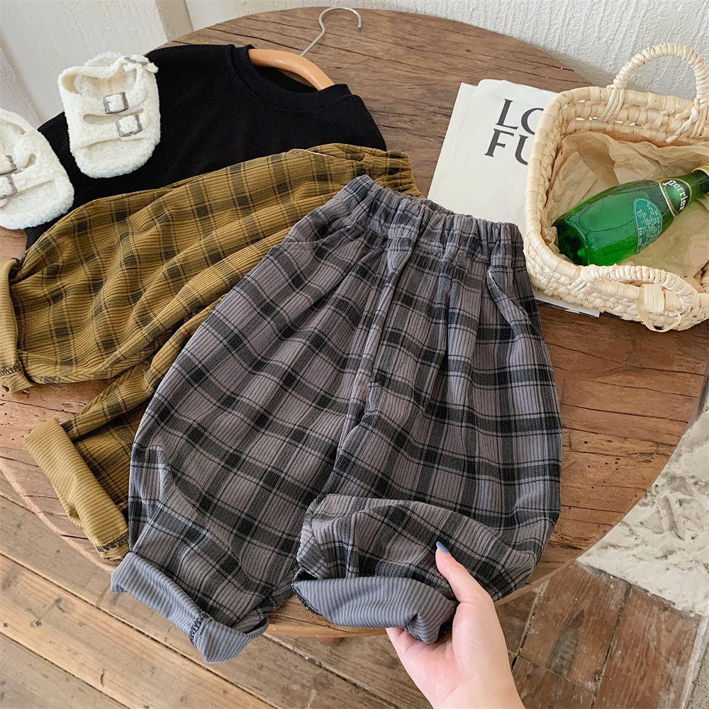 Baby boy store plaid pants