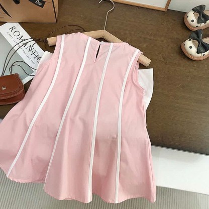 Toddler Sweet Bow Sleeveless Dress - image 3