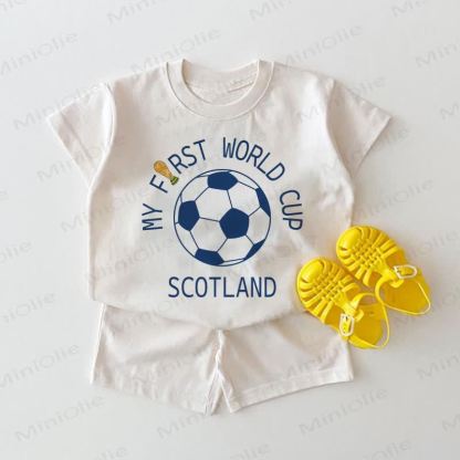 MY FIRST WORLD CUP SCOTLAND Baby Soccer White 2-piece Set - White - 18-24M - image 1