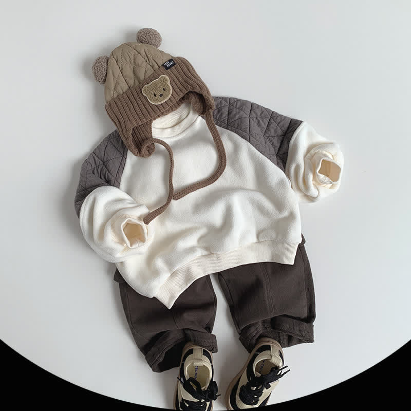 Baby Toddler Fleece Lined Solid Color Pants - image 3