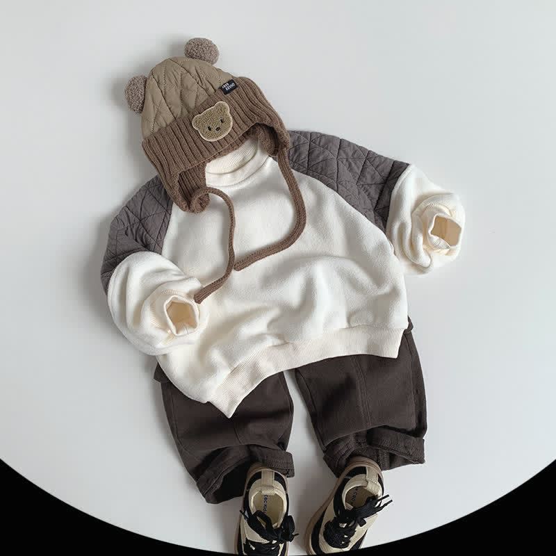 Baby Toddler Fleece Lined Solid Color Pants - image 3