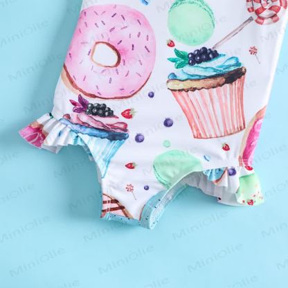 Baby Toddler Donut One Piece Swimsuit - image 7