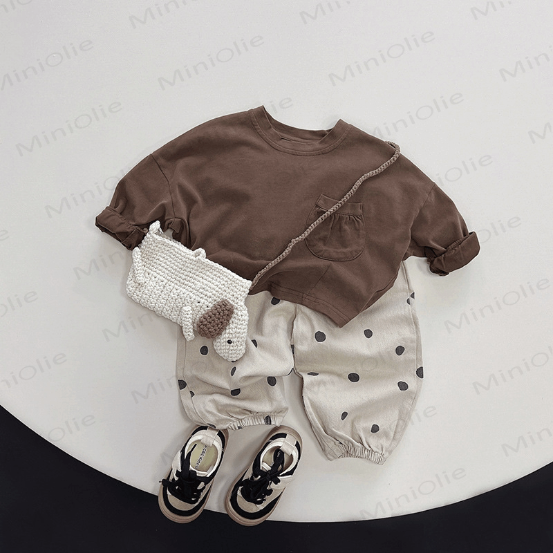Baby Toddler Solid Color Pocket T-Shirt - image 12