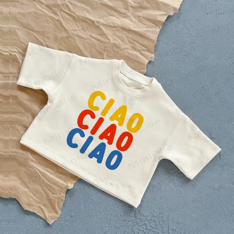 CIAO Baby White Summer Casual T-Shirt - White - 2-3T - image 1