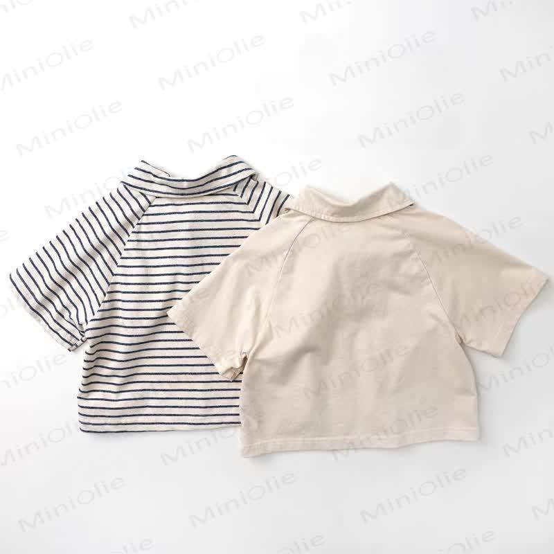 Toddler Boy Solid Color/Striped Polo Shirt - image 4