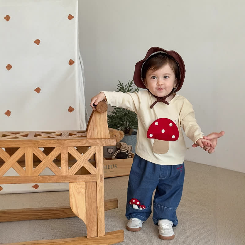 MUSHROOM Baby Lovely Loose Pants - image 5