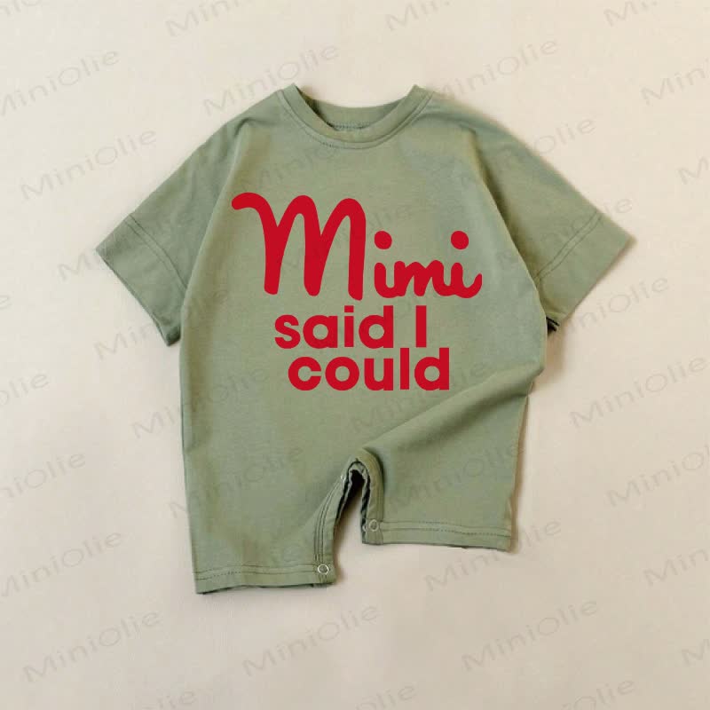 MIMI SAID I COULD Baby Green Romper - Green - 18-24M - image 1